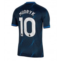 Chelsea Mykhailo Mudryk #10 Bortatröja 2023-24 Korta ärmar